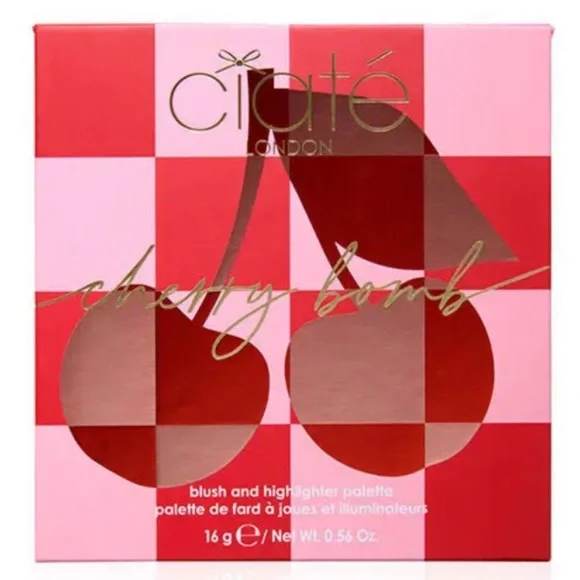 Ciate London Cherry Bomb Blush & Highlighter Palette - Picture 11 of 16